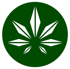 Cannabis leaf icon - 151560771