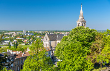 Fototapeta premium Saint Ausone Church in Angouleme, France