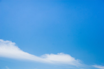 blue sky with cloud