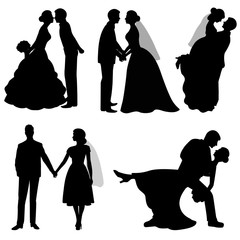 The bride and groom.