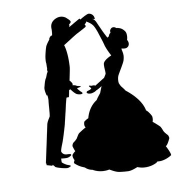 recommend clip art: The bride and groom.