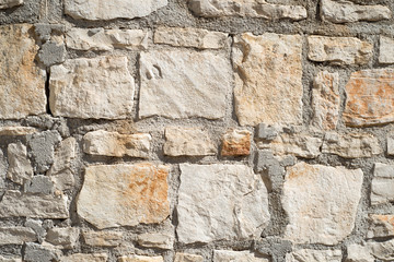 texture of the stone wall