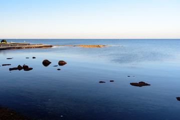 Sea shore of the Adriatic  Sea in Croatia, Europe