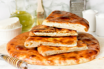 Ossetian pie with cheese
