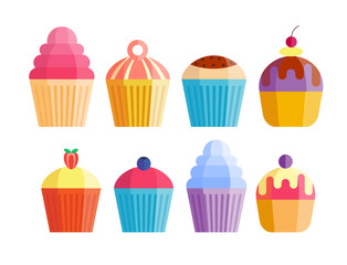 Party cake food dessert sweet cream celebration happy birthday surprise decoration event vector.