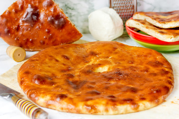 Traditional Ossetian pie