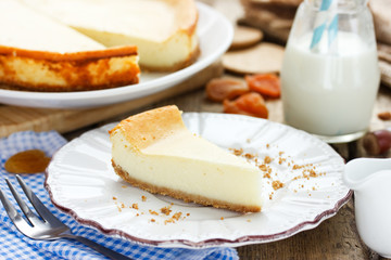 Slice of New York Cheesecake