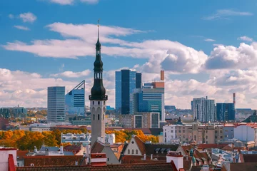Foto op Plexiglas Tallinn. Old city. © pillerss