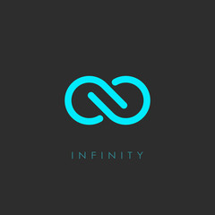 Minimal infinity vector logo