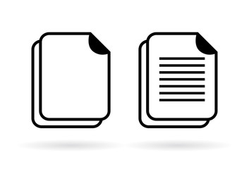 Document vector icon