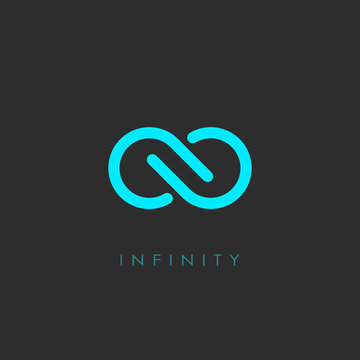 Minimal infinity vector logo