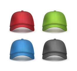 Set of baseball caps