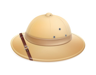 Beige safari hat