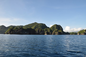 Obraz premium Karst Rock Islands in Philippines