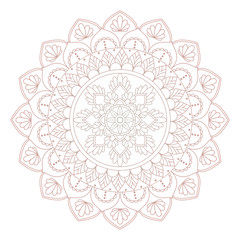 Flower Mandalas. Vintage decorative elements. Oriental pattern, vector illustration. Islam, Arabic, Indian, turkish, pakistan, chinese, ottoman motifs