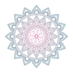 Flower Mandalas. Vintage decorative elements. Oriental pattern, vector illustration. Islam, Arabic, Indian, turkish, pakistan, chinese, ottoman motifs