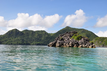 Naklejka premium Karst Rock Islands in Philippines