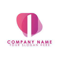 Letter I Logo, Creative & Stylish