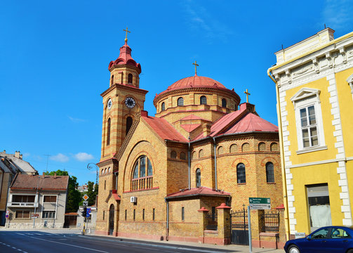 Vrsac town romanian church
