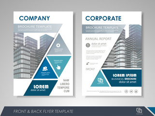 Naklejka premium Presentation flyer