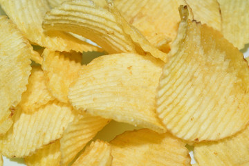 filled plate of chips