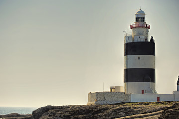 Fototapeta na wymiar Lighthouse at Hook Head, County Wexford, Ireland