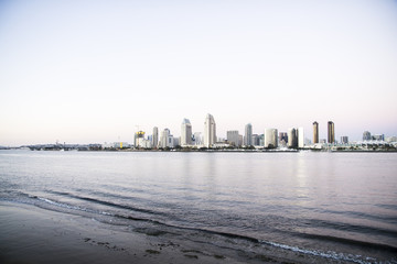 San Diego from the shore, Coronado