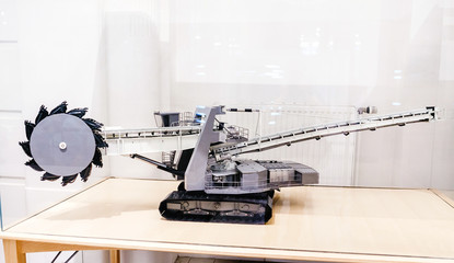 model of coal mine excavator