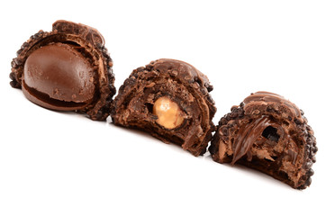 candies on white background