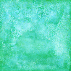Abstract watercolor turquoise texture.  Watercolor background.