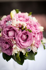 Wedding bouquet close-up