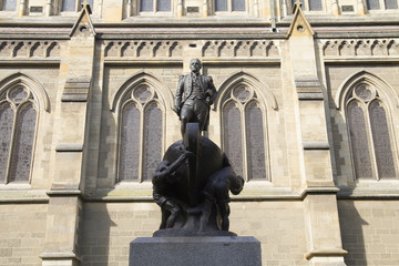 Bronze statue of Captain Matthew