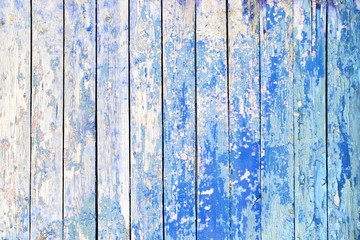 Vintage blue wooden texture or background