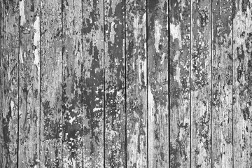 Black monochrome grungy wooden texture or background
