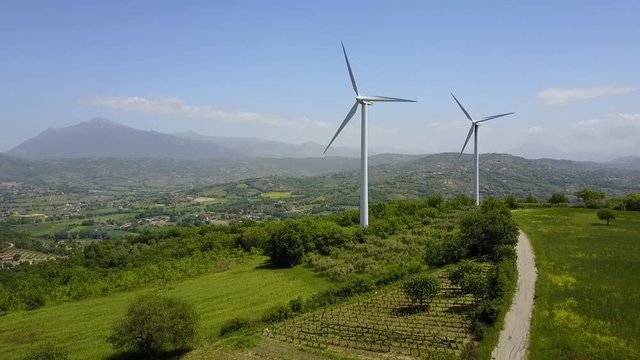 in volo, eolico