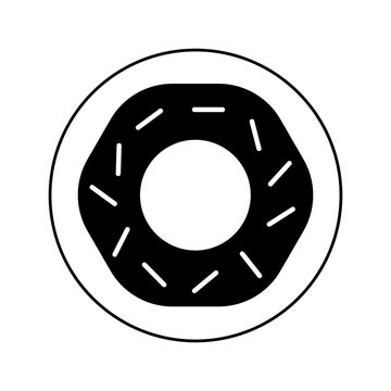 tatsy donut isolated icon vector illustration design