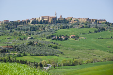 Naklejka premium Pienza, Italy