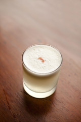 Pisco sour.Peruvian alcoholic beverage