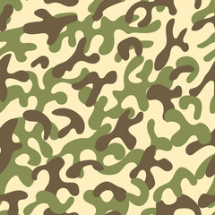 Creative universal hand drawn seamless pattern abstract fill military background vector illustration.
