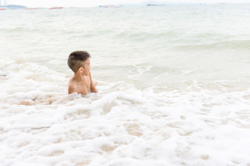 Boy on the beach