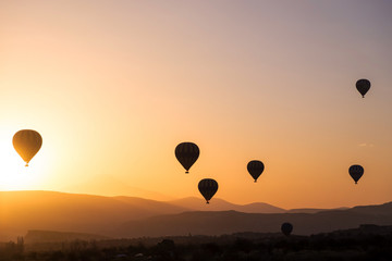 Hot air balloon in Cappadocia, Turkey