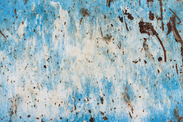 Rusty painted metal surface background