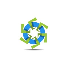 Fototapeta premium turbine logo