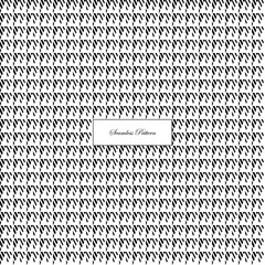 Seamless pattern of regular combinations of polygons. Abstract vector background. Monochrome black and white texture for fabrics, wallpapers, design.