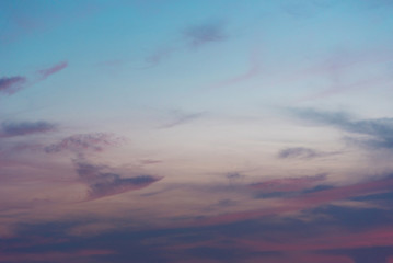 beautiful sky and clound sunset,sky background