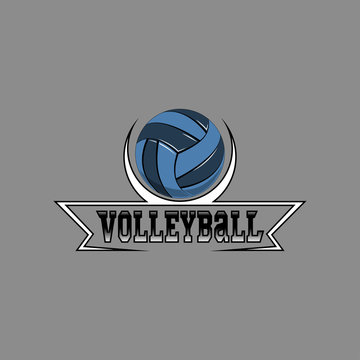 Volleyball logo for the team and the cup