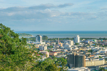 Fototapeta premium View point khao rang at phuket thailand