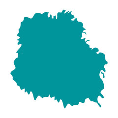 watercolor abstract stain with splashes modern creative vector illustration