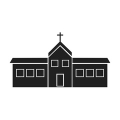building church religion christianity design vector illustration