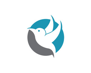 Obraz na płótnie Canvas Hummingbird Logo Template